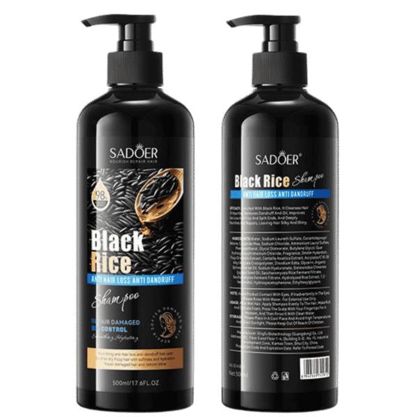 សាប៊ូកក់សក់អង្ករខ្មៅ សាដូ